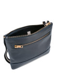 striped strap messenger bag 