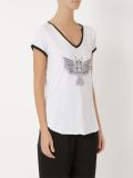 owl print T-shirt