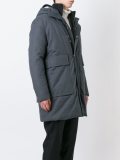 hooded padded coat