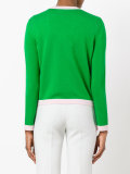 contrast trim cardigan 