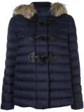 hooded puffer jacket