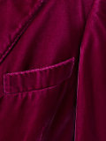 peaked lapel blazer