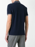 striped collar polo shirt 