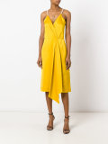 draped wrap dress