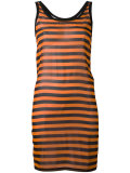 striped vest dress