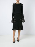 knit midi skirt