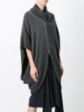 draped poncho