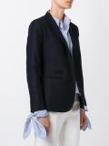 round cut fitted jacket