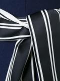 belted strapless blouse