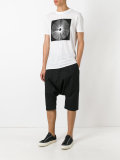 cropped drop-crotch trousers 