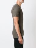 ribbed V-neck T-shirt