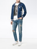 Weed stripe track jacket