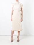 floral macrame dress