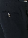 slim-fit tailored trousers