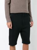 knee-length shorts