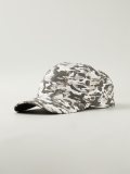 abstract bust print cap