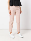 tapered cropped trousers