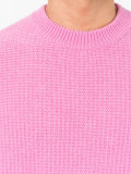 waffle knit jumper