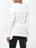draped detail shirt 