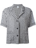 checked shortsleeved shirt