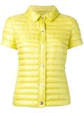 shortsleeved puffer jacket