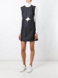 cut-off detailing denim dress