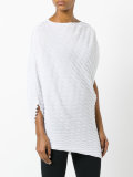 asymmetric oversized top 