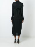 layered effect long dress