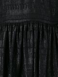 ruffled detailing longsleeved dress