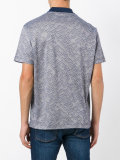 patterned polo shirt