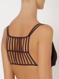 strappy design bra