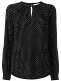 keyhole detail blouse