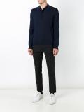concealed button polo shirt