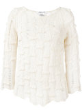 open knit jumper