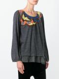 knitted collar top 