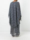 dots print shift dress