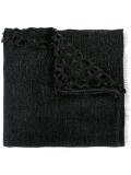lasered leather scarf
