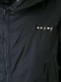 hooded zipped coat