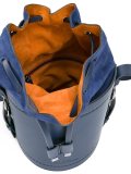 contrast lining bucket bag