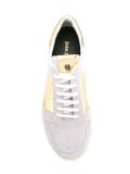 metallic effect panelled sneakers