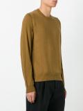 thick knit front panel jumper