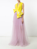 bicolour gown 