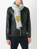 abstract print scarf