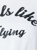 ‘feels like flying’印花T恤