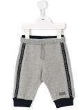 logo stripe track pants 