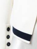 stripe detail ribbed jumper