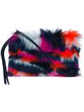 faux fur shoulder bag