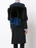 furred panel coat
