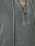 lace-up T-shirt
