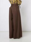 'Wide Stripe Long Karate' trousers